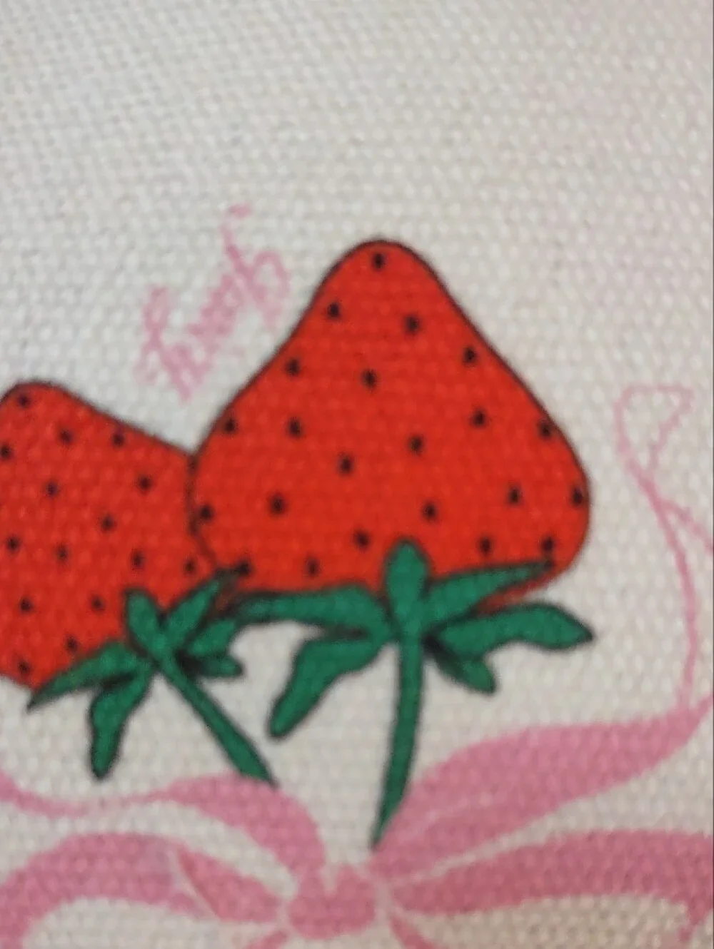 Juicy Couture Strawberry Festival Shoulder Bag Bow Cream Multi NWT Bunny Charm.
